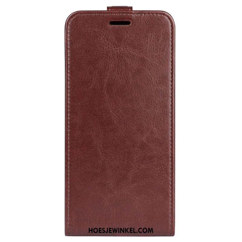 Leren Hoesje Voor Samsung Galaxy S25 5g Verticale Klep