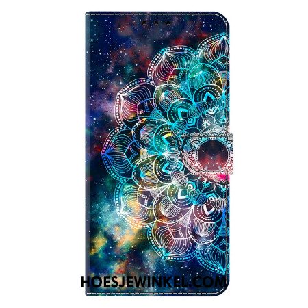 Leren Hoesje Voor Samsung Galaxy S25 Plus 5g Gyroscopisch Patroon