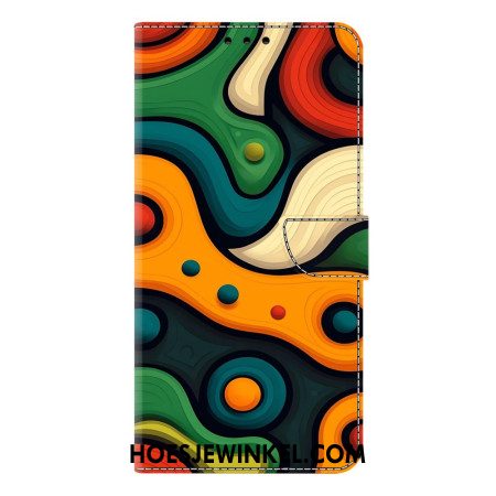 Leren Hoesje Voor Samsung Galaxy S26 Plus Geschilderd Motief