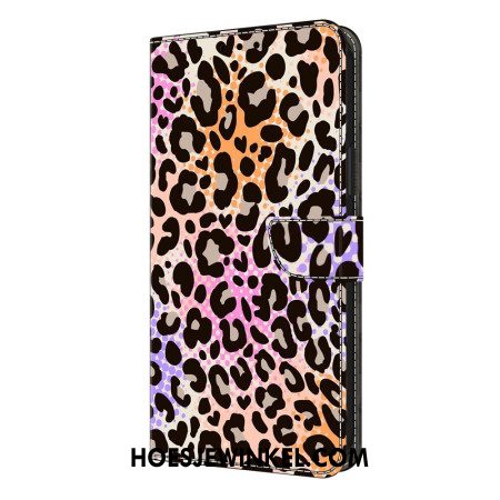 Leren Hoesje Voor Samsung Galaxy S26 Plus Gevlekte Luipaardprint