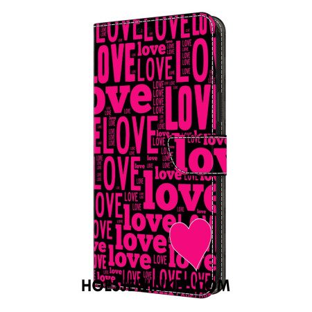 Leren Hoesje Voor Samsung Galaxy S26 Plus Liefde