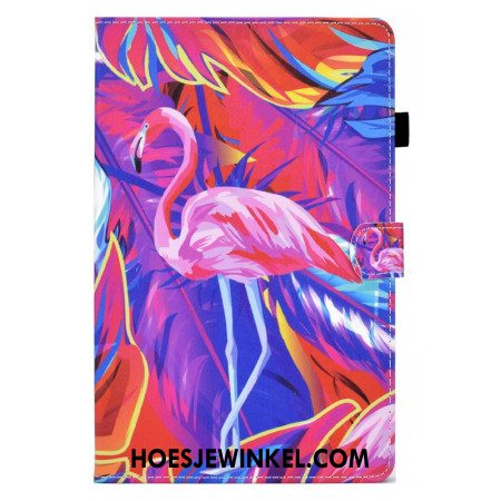 Leren Hoesje Voor Samsung Galaxy Tab S11 Flamingo