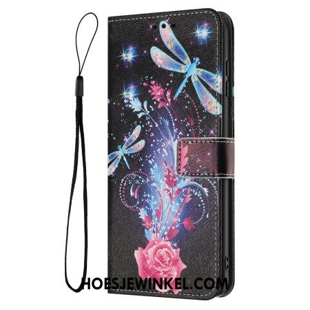 Leren Hoesje Voor Sony Xperia 1 Vii Libellen