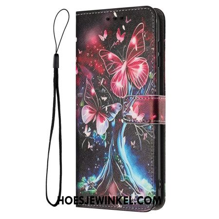 Leren Hoesje Voor Sony Xperia 1 Vii Vlinderboom