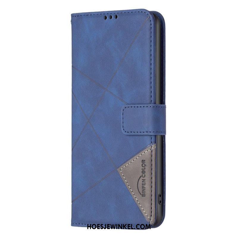 Leren Hoesje Voor Xiaomi 15 Binfencolor Geometrie