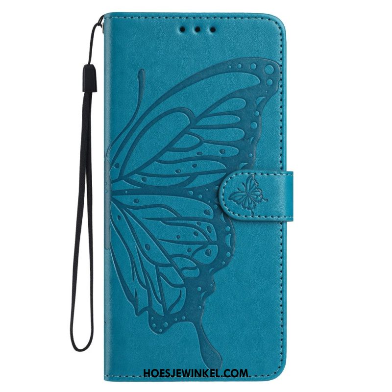 Leren Hoesje Voor Xiaomi 15t Grafisch Vlinder