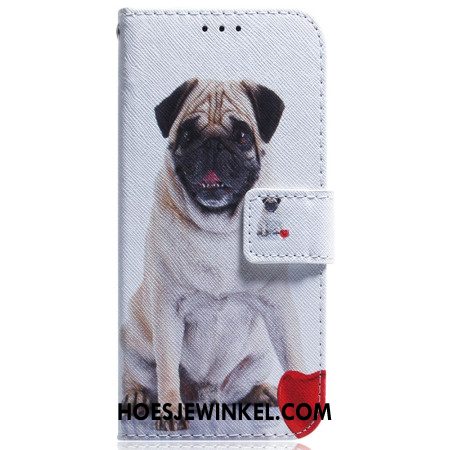 Leren Hoesje Voor Xiaomi 15t Mopshond