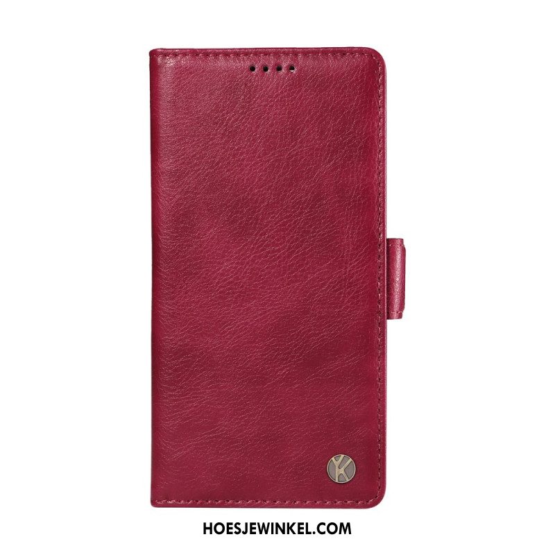 Leren Hoesje Voor Xiaomi 15t Pro Yikatu Retro