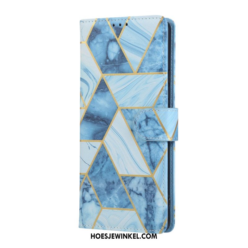 Leren Hoesje Voor Xiaomi Redmi Note 14 Pro 4g Marmerlook