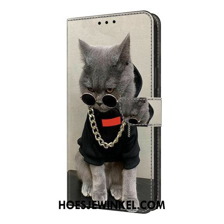 Leren Hoesje Voor Xiaomi Redmi Note 14 Pro 4g Yo-kat