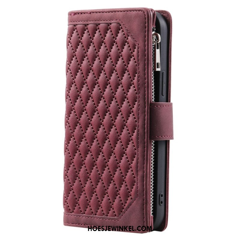 Leren Hoesje Voor Xiaomi Redmi Note 14 Pro Plus 5g Gewatteerde Portemonnee