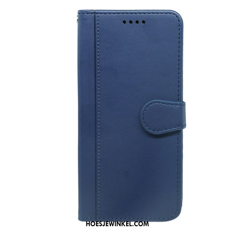Leren Hoesje Voor Xiaomi Redmi Note 14s Bandafwerking