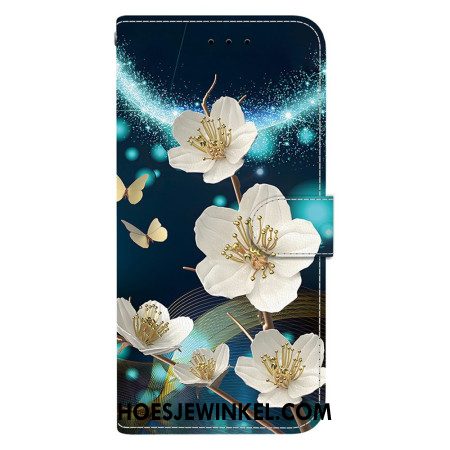 Leren Hoesje Voor Xiaomi Redmi Note 14s Magnolia-design