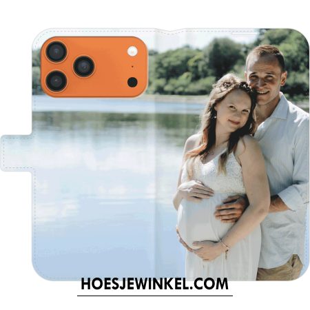 Leren Hoesje Voor iPhone 17 Pro Max Gepersonaliseerd