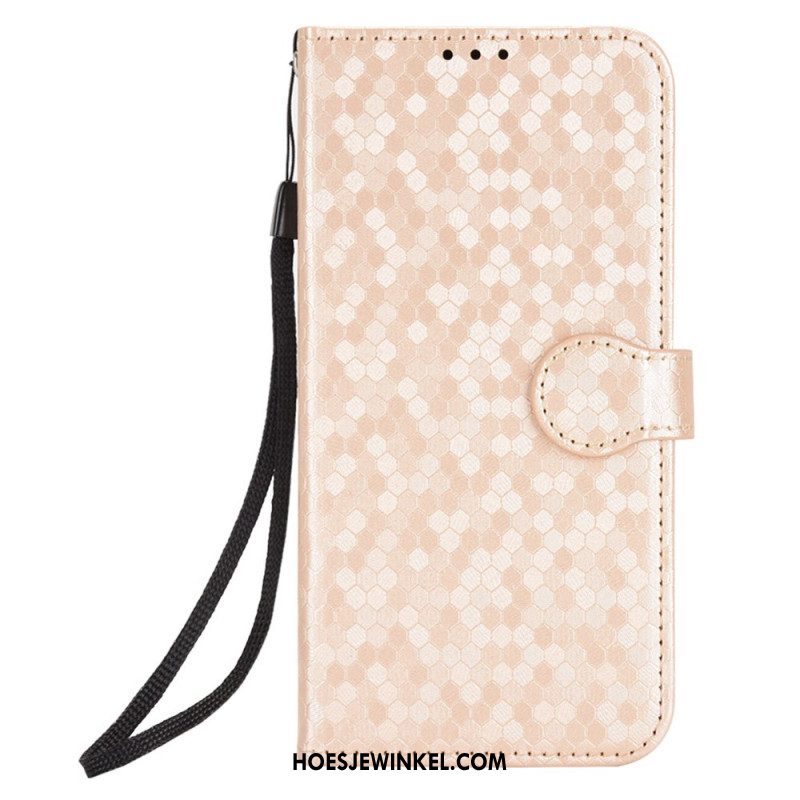 Leren Hoesje Xiaomi 15 Ultra Glitterstippen Bescherming Hoesje