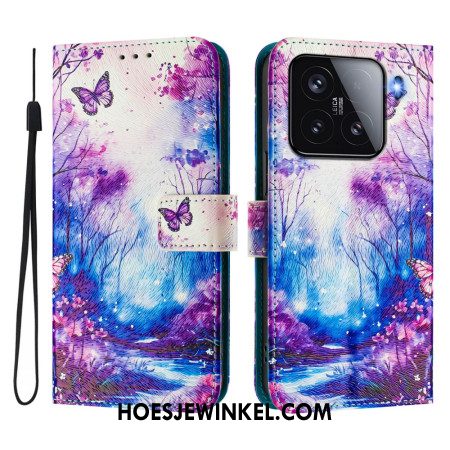 Leren Hoesje Xiaomi 15 Vallei Der Dromen Bescherming Hoesje