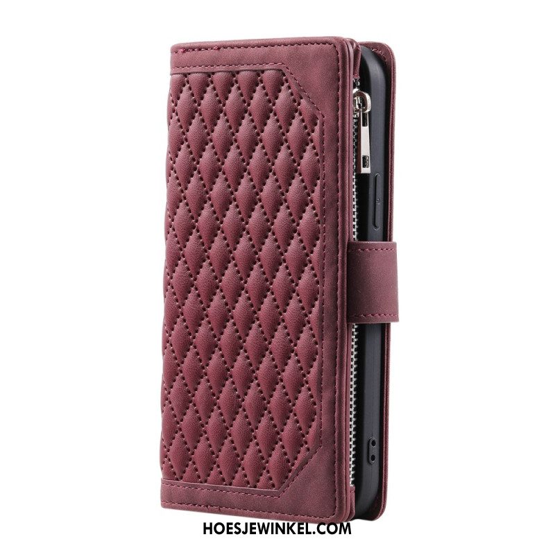 Leren Hoesje Xiaomi 15t Gewatteerde Portemonnee Bescherming Hoesje