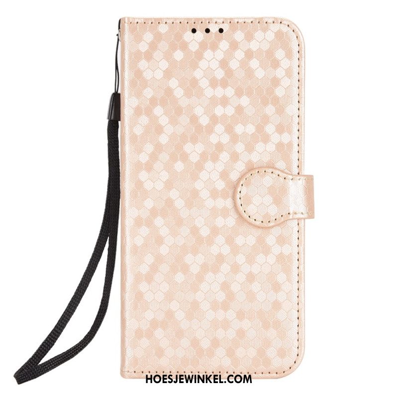 Leren Hoesje Xiaomi 15t Glitter Stippen Bescherming Hoesje