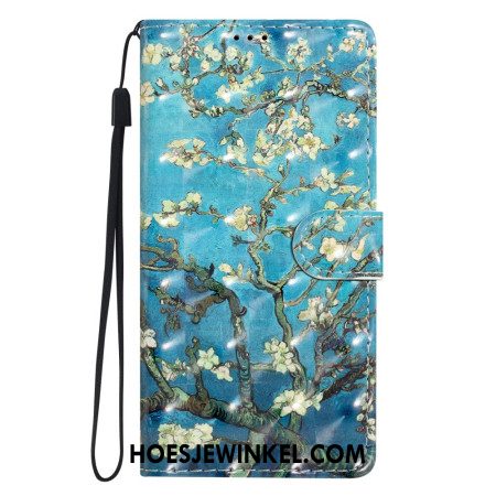Leren Hoesje Xiaomi 15t Pro Bloemen Abrikozenboom Bescherming Hoesje