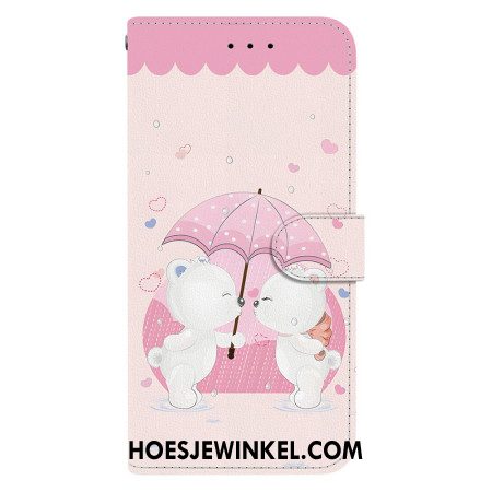 Leren Hoesje Xiaomi 15t Twee Teddyberen