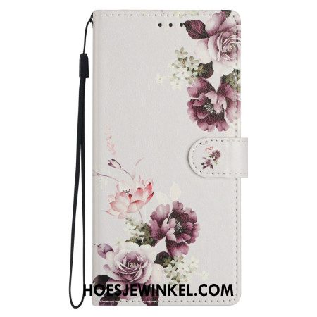 Leren Hoesje Xiaomi 17 Bloemen Bescherming Hoesje