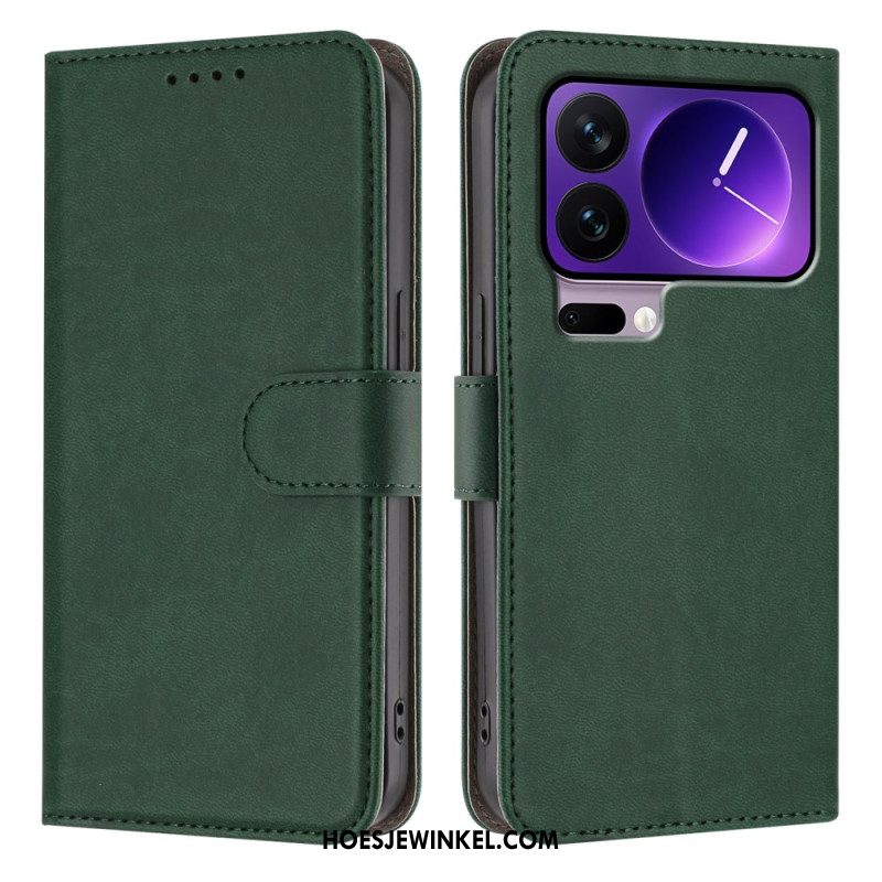 Leren Hoesje Xiaomi 17 Pro Verstelbare Standaard Bescherming Hoesje