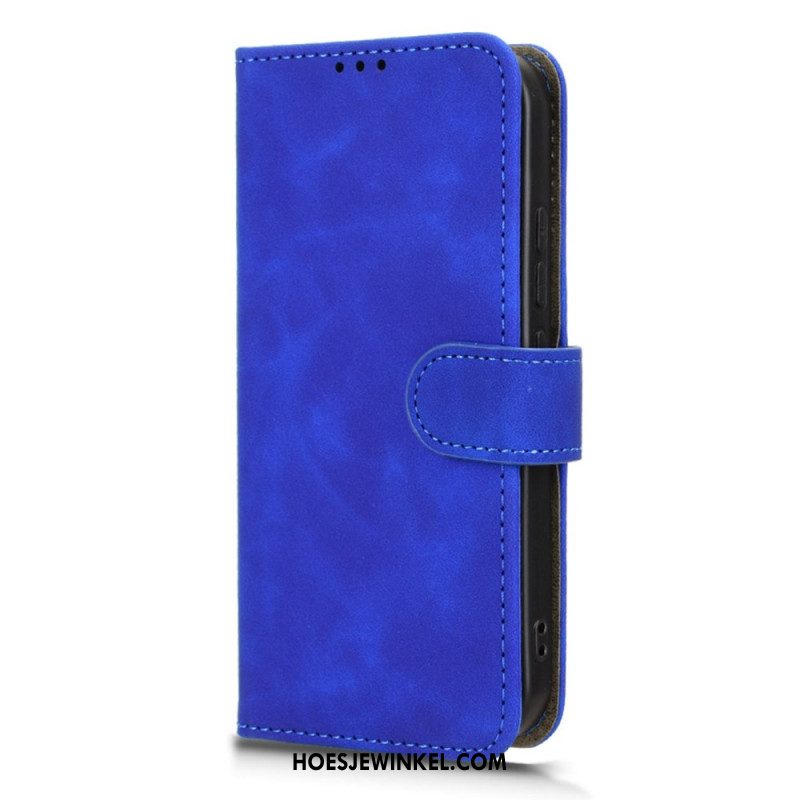 Leren Hoesje Xiaomi 17 Suède-effect Bescherming Hoesje