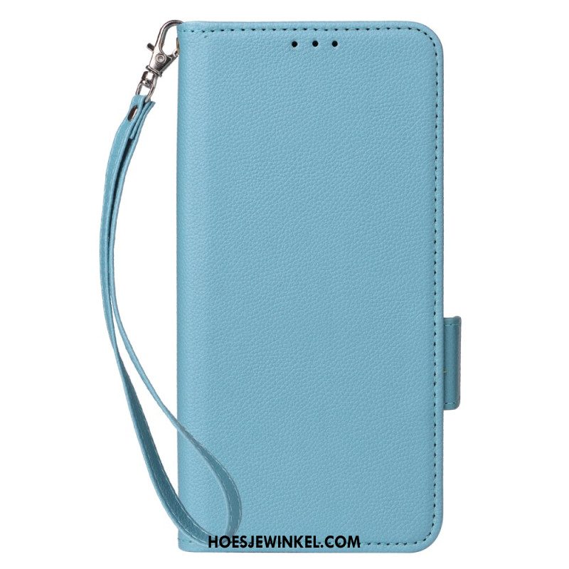 Leren Hoesje Xiaomi Redmi Note 13 Pro 4g Ultradunne Band