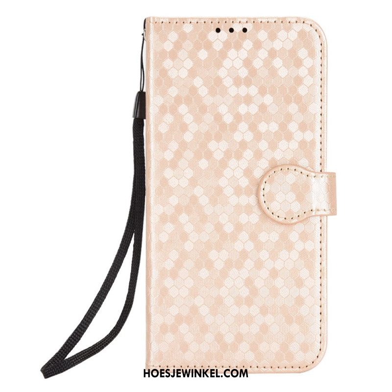 Leren Hoesje Xiaomi Redmi Note 14 Pro 4g Glanzende Gewichten