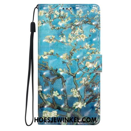 Leren Hoesje Xiaomi Redmi Note 14 Pro Plus 5g Bloemen 3d Patroon