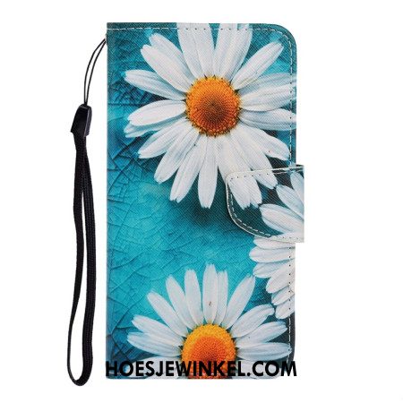 Leren Hoesje Xiaomi Redmi Note 14 Pro Plus 5g Chrysanten
