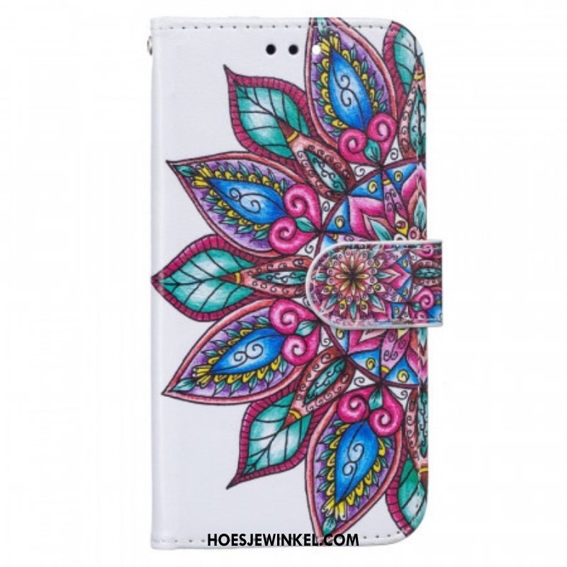 Leren Hoesje voor Samsung Galaxy A13 5G / A04s Leer Textuur