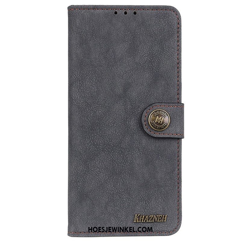 Leren Hoesje voor Samsung Galaxy M13 Khazneh Splitleer