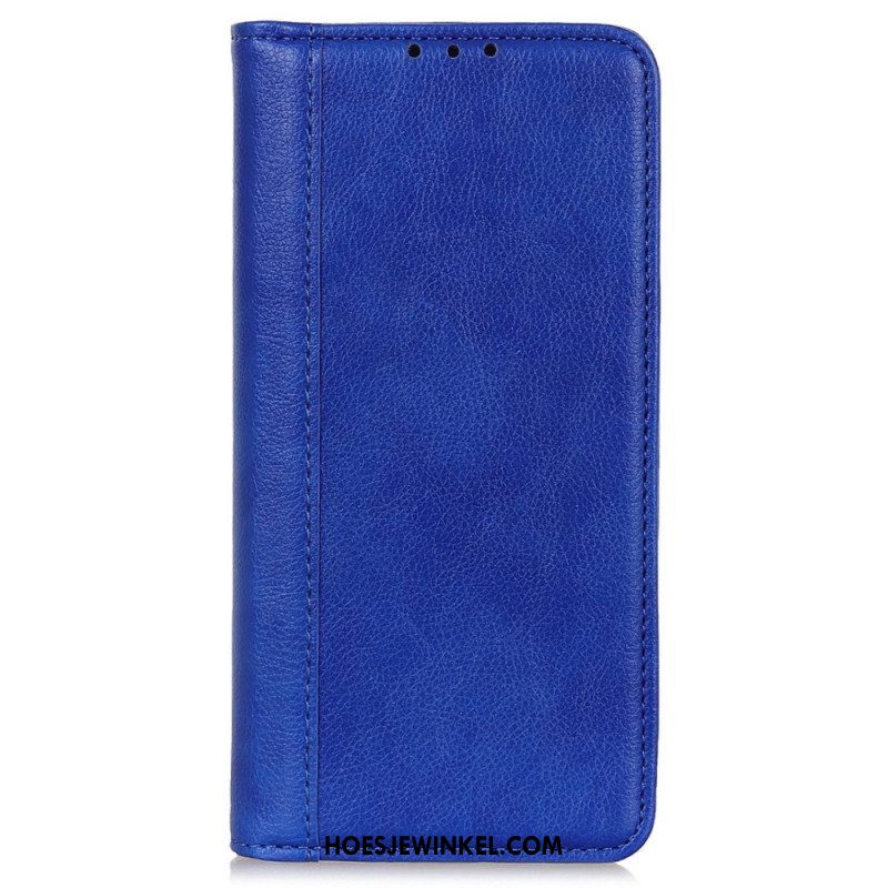 Leren Hoesje voor Samsung Galaxy M13 Litchi Splitleer