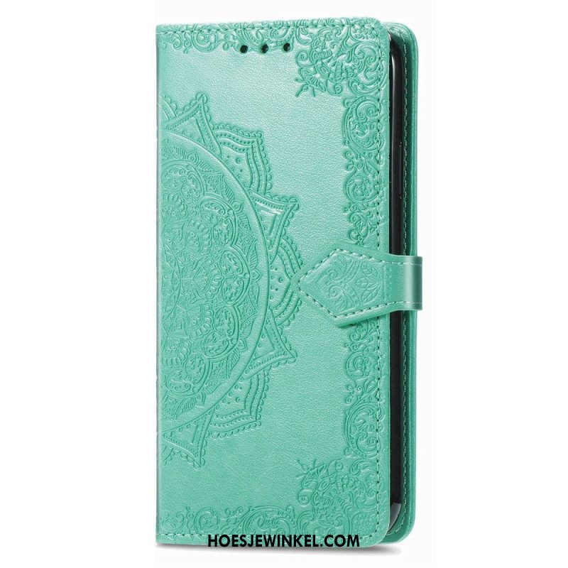 Leren Hoesje voor Samsung Galaxy M13 Uitstekende Mandala