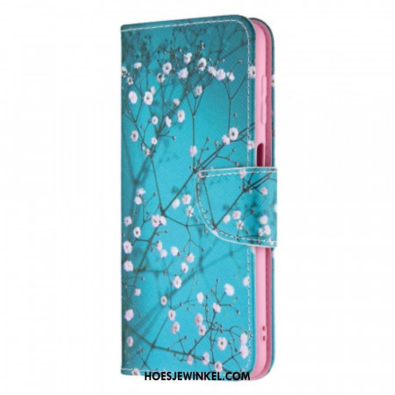 Leren Hoesje voor Samsung Galaxy M32 Bloeiende Boom