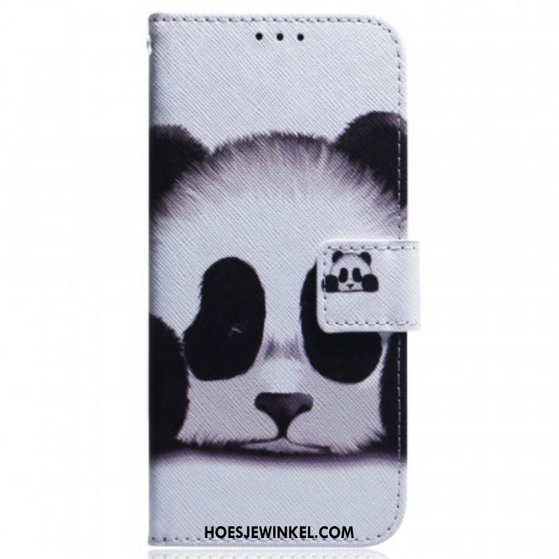 Leren Hoesje voor Samsung Galaxy M53 5G Panda