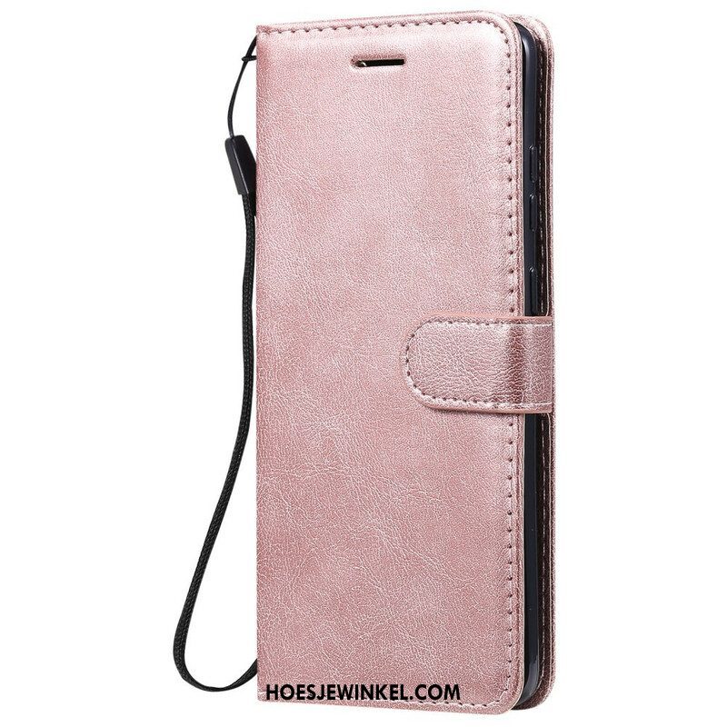 Leren Hoesje voor Samsung Galaxy S20 Plus / S20 Plus 5G Met Ketting Strappy Leereffect