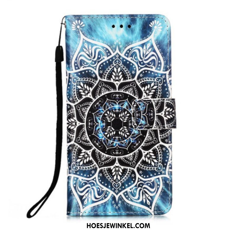 Leren Hoesje voor Samsung Galaxy S21 5G Mandala In De Lucht