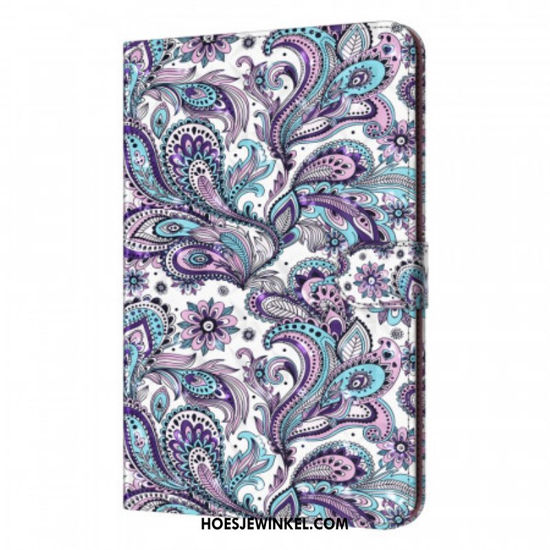 Leren Hoesje voor Samsung Galaxy Tab A8 (2021) Paisley