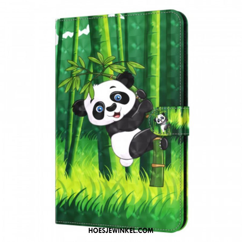 Leren Hoesje voor Samsung Galaxy Tab A8 (2021) Panda