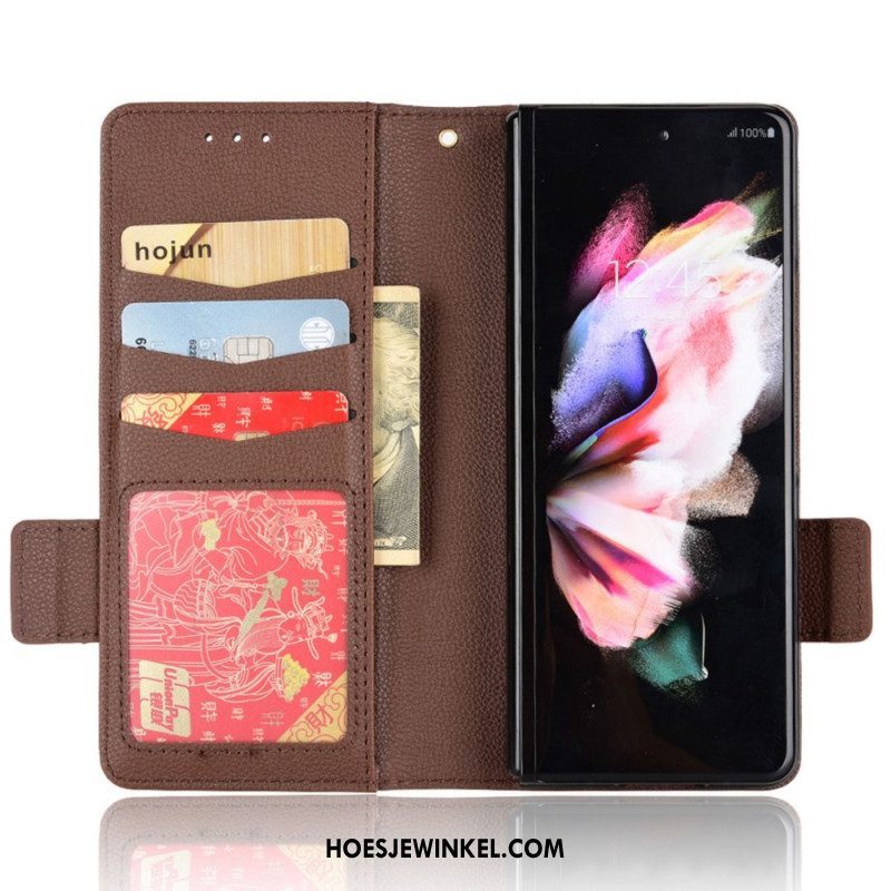 Leren Hoesje voor Samsung Galaxy Z Fold 4 Kunstleer Winston