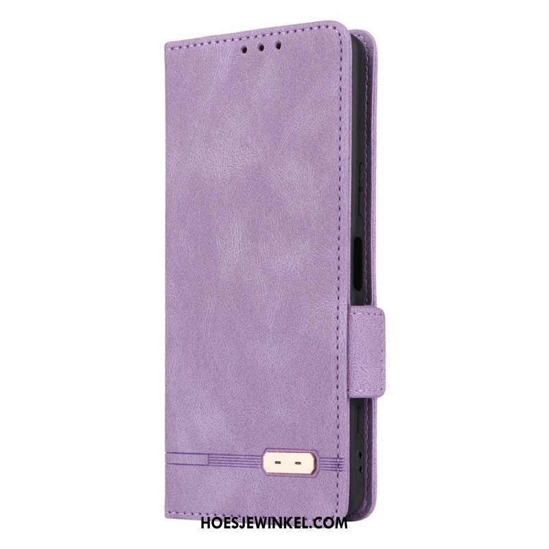 Leren Hoesje voor Sony Xperia 5 IV Subtiele Elegantie