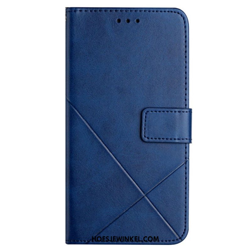 Leren Hoesje voor Xiaomi 12T / 12T Pro X Design Geo Lederen Stijl