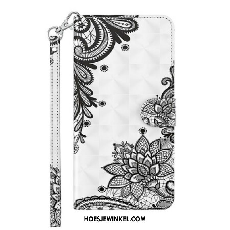 Leren Hoesje voor Xiaomi Redmi Note 10 5G Chique Kant