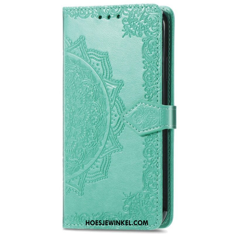 Leren Hoesje voor Xiaomi Redmi Note 11 / 11S Mandala Middeleeuwen