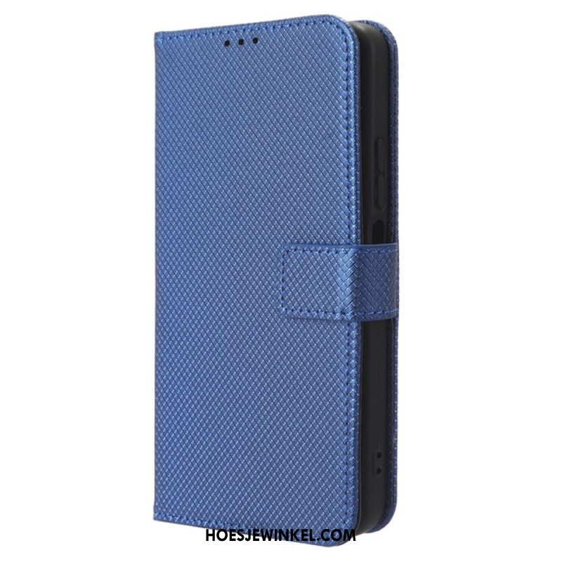 Leren Hoesje voor Xiaomi Redmi Note 12 4G Met Ketting Stijlvol Imitatieleer Met Bandjes