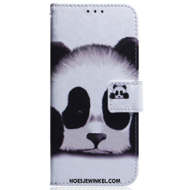 Leren Hoesje voor iPhone 15 Panda