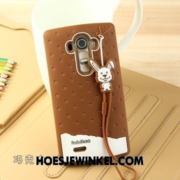 Lg G4 Hoesje Tas Hoes Siliconen, Lg G4 Hoesje Hanger Zacht Braun