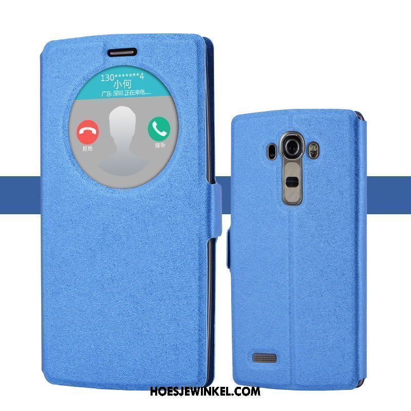 Lg G4 Hoesje Trend Hoes Mobiele Telefoon, Lg G4 Hoesje Bescherming Blauw